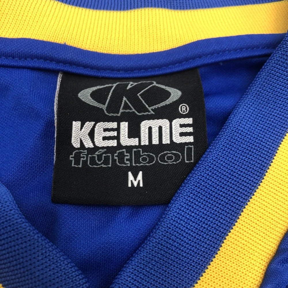 Fusion Fc Soccer Game Jersey Kelme Aqua Breathe Medium Blue Used Number51 Futbol